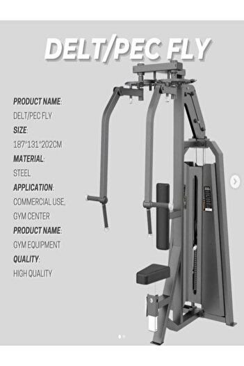 DHZ fitness Butterfly device or assembly gym club