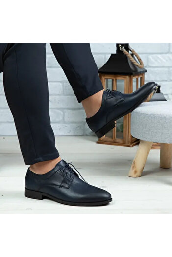 Piello Elegant classic model shoes, Navy blue