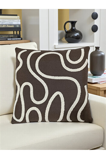 nunuteks evinizi renklendirin Bohemian Style Punch Embroidered Throw Pillow Case |   43X43Cm