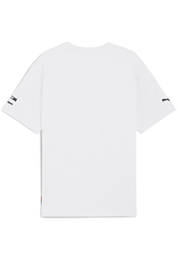 Puma 632912 BMW MMS Graphic Tee Mono T-Shirt Ανδρικό μπλουζάκι ΛΕΥΚΟ