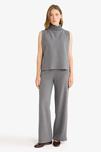 DeFacto Straight Fit Wide Leg Pants G1585Ax25Wn