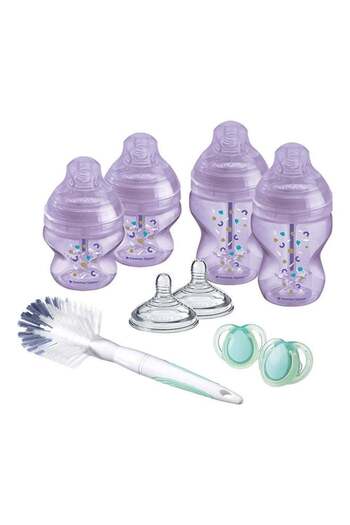 tommee tippee Advanced Anti Colic Starter Bottle Kit Purple
