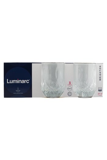 Luminarc Brighton Glass, 27 cl, 3 pcs