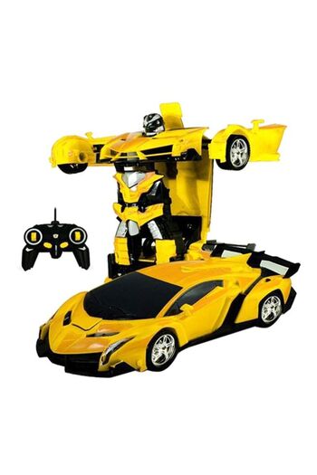 HALAMODO Transformation Robot With Remote Control Car Multicolour