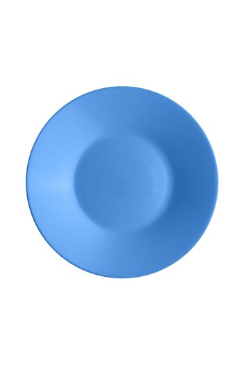 Luminarc Essence Opal Glass Soup Plate, 23 cm, Cobalt