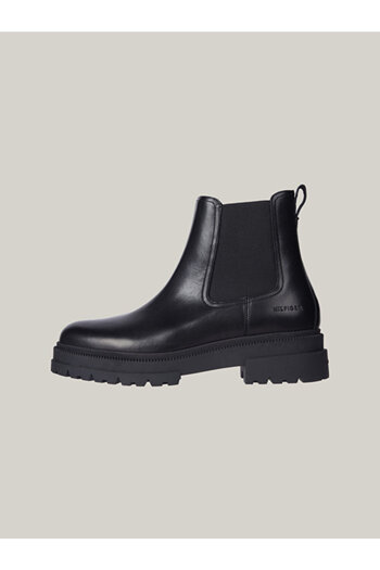 Tommy Hilfiger Men's Chunky Leather Chelsea Boots