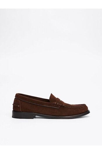 Tommy Hilfiger Men's Classic Hilfiger Suede Loafer