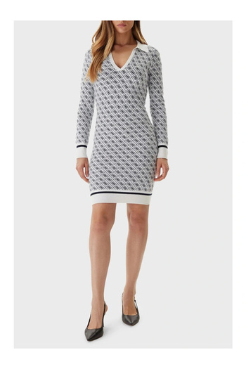 Guess Aubrey Women's Multi-Colored Wool Blend Knitwear Dress W5Bk25Z3Jd2-F0Yu