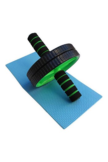 Kanteen Store Dual Wheel Ab Roller With Pull Rope