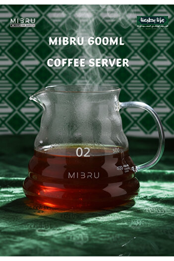MIBRU 08Pcs Coffee Brewing Set with Kettle, Grinder, Server, Scale, Filters & Spray