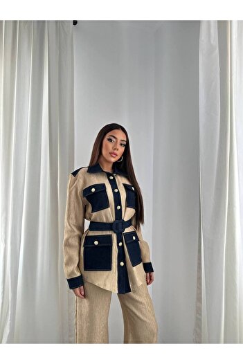 Lady Pixie Garnili Pocketed Shirt and Pants Set