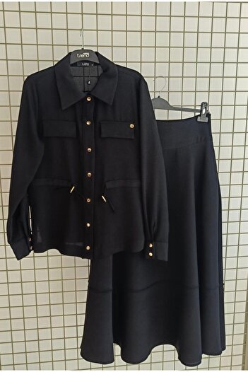 Armine Adjustable Waistband Skirt Suit Autumn-Winter