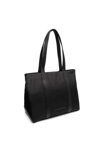 The Chesterfield Brand Large women's bag made of nylon and genuine leather, The Chesterfield Brand, Otta, Black