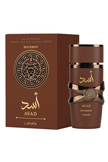 Lattafa perfumes Lattafa Asad Bourbon for Unisex Eau de Parfum Spray, 3.4 Ounce / 100 ml