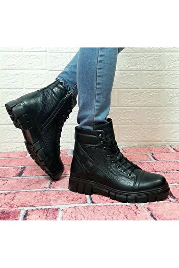GÜLERSHOES Εγγυημένα Γνήσιο Δέρμα Αδιάβροχη Αντιολισθητική Σόλα Ορθοπεδικές Χειμερινές Ανδρικές Μπότες Μέγεθος 40-41-42-43-44