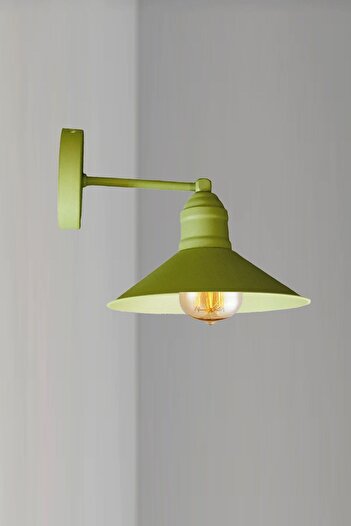 Uçar RETRO RUSTIC MODERN STYLE BLACK ORANGE GREEN METAL CAFE CAFFE BEDROOM ARCHITECTURE WALL SCONCE