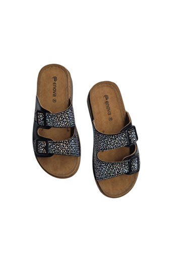 Enova Anatomical Stone Double Tape Velcro Women's Slippers