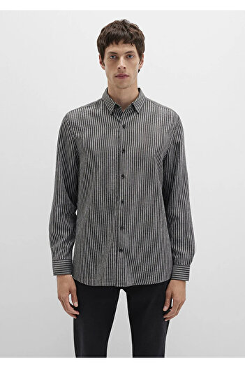 Mavi Men's Anthracite M0211669-90902 Shirt