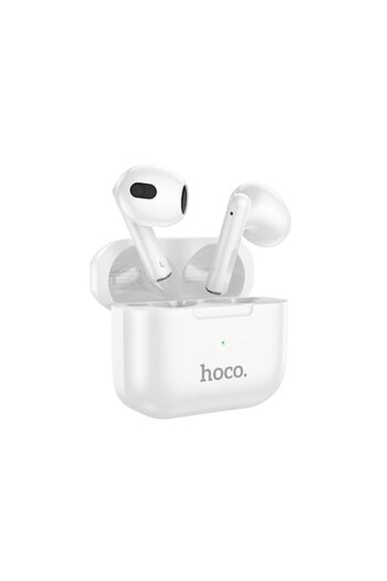 Hoco Wireless Headphones, TWS, Bluetooth 5.3, 300mAh, Siri Activation - Intelligent (EW30) - White