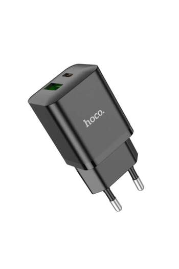 HOCO Premium Product Hoco N28 Fast Charging Charger PD20W, 2xUSB, Black