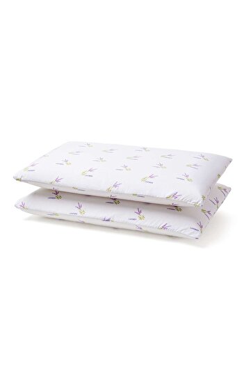 Meltem Textil Memory Lavender Sleeping Pillow, memory foam + supersoft microfiber, 40 x 70 cm, set of 2