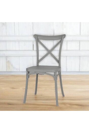 Al Saada Home Single Plastic Chair - White - 60 X 50 X 70