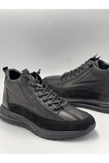 GÜLERSHOES Εγγυημένα Γνήσιο Δέρμα Αδιάβροχη Αντιολισθητική Σόλα Ορθοπεδικές Χειμερινές Ανδρικές Μπότες Μέγεθος 40-41-42-43-44