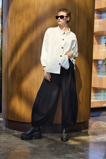 MissWhence Tunic Shirt 38031 White