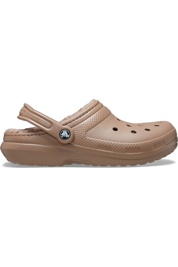Crocs Classic Lined Clog Latte Unisex Slippers