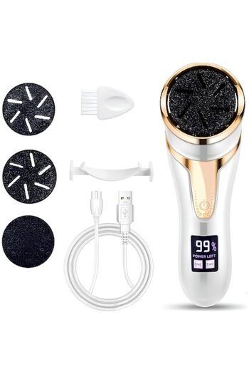 KINX Electric file for feet, heels, soles, dead skin removal, callus removal