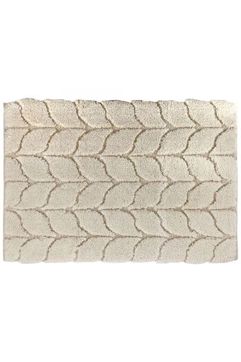 SANIPLAST Bath Mat Treccia, Non-Slip, Beige, 60 x 90 cm