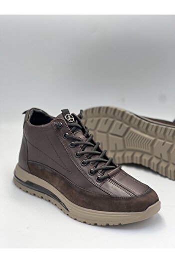 GÜLERSHOES Εγγυημένα Γνήσιο Δέρμα Αδιάβροχη Αντιολισθητική Σόλα Ορθοπεδικές Χειμερινές Ανδρικές Μπότες Μέγεθος 40-41-42-43-44