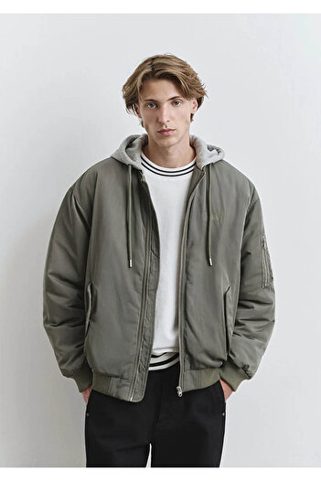 Mavi Hooded Green Men's Coat M0110563-86961