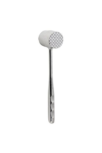 FACKELMANN Meat Hammer 45821, Aluminum, Silver, 34 cm