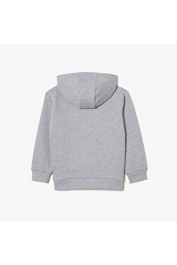 Lacoste Children's Hooded Gray Sweatshirt