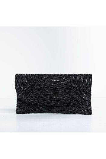 crystalicious Hania Luxury Beadwork Small Clutch Bag for Evening Events, Weddings, Animal-Free