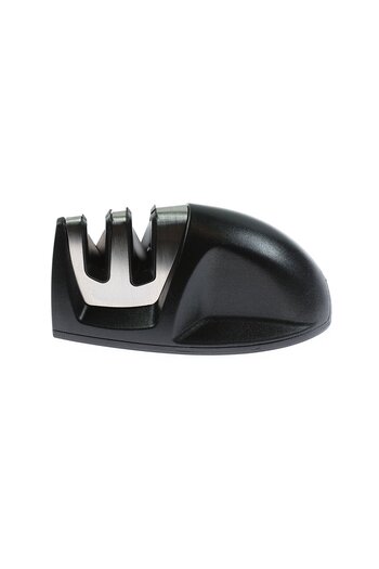 Paxton Knife Sharpener Device, KR 036, stainless steel + ceramic, black, 9.8 x 5.3 x 4.5 cm
