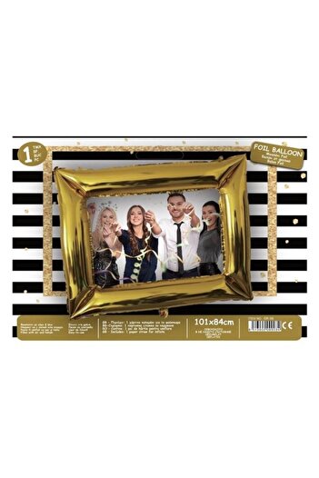 ANTBRO Balon Party Antbro® in forma de rama foto din folie aurie, 101x84cm