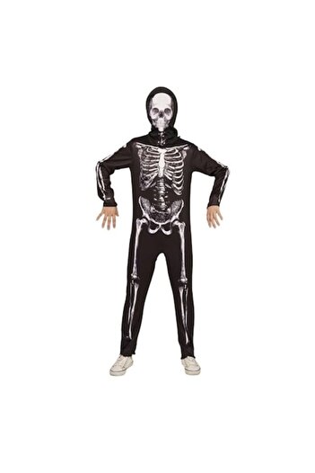 OEM Halloween Costume, Skeleton, Hood, Mask, Age 10, Height 140 cm