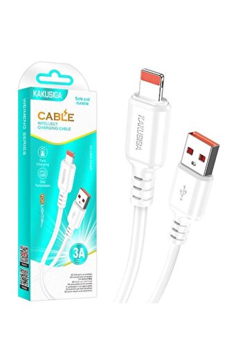 KAKU Data and Charging Cable (KSC-982), USB-A to Lightning, 3A, 1m, White