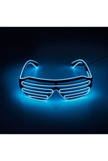 OEM Ochelari Deghizare, Model Bleu Neon, Lumina Reglabila Cu 3 Moduri, Fara Baterii