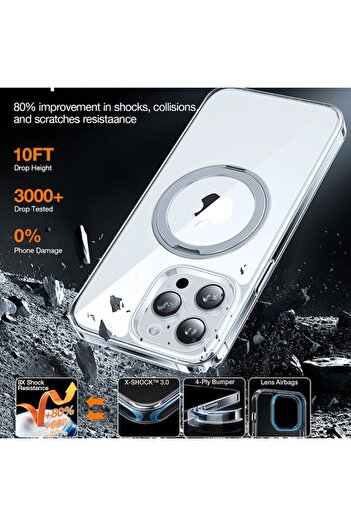 Danex Protective Case for iPhone 15 Pro, O56, Lexgard, Transparent