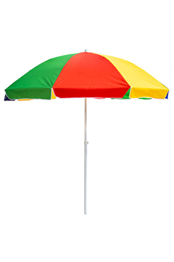 OEM Multicolor Sun Protection Umbrella, Diameter 280cm, Height 250cm, Pole 33mm