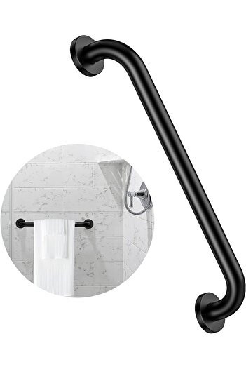 GENERAL Oil-Rubbed Stainless Steel 16-Inch Shower Grab Bar
