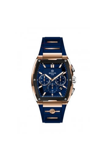 Hislon Ms151T-11Mr Functions Active Sapphire Anti-Scratch Glass Navy Blue Men's Wristwatch