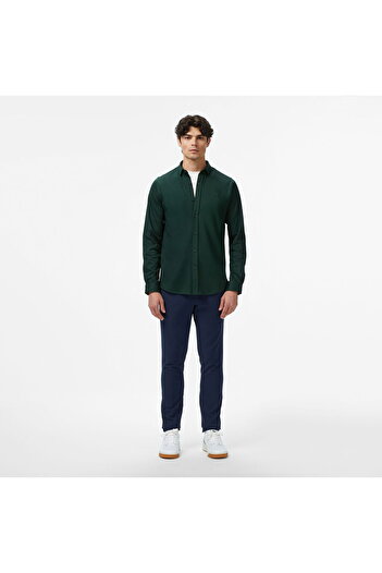 Lacoste Men's Slim Fit Navy Blue Trousers