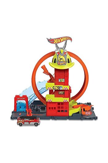 HOT WHEELS Hw City Super Fire Station Station