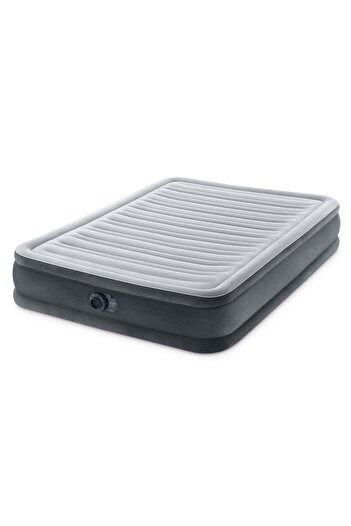 Generic Intex Comfort Deluxe Dura-Beam Plush Air Mattress Bed w/Built-In Pump, Full