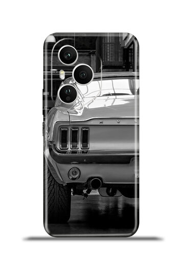 cupcase Huawei Honor 400 Pro Compatible Case Flexible Silicone Camera Protection 4K Patterned - American Muscle