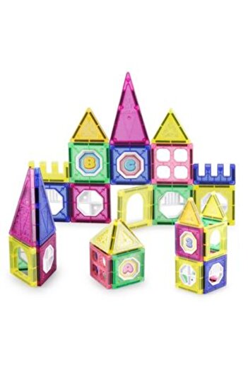 OEM Set Cuburi Magnetice Colorate - 34 de piese